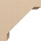 Ekena Millwork 7"W x 14"D x 14"H Classic Burlington Rough Cedar Woodgrain TimberThane Corbel, Primed Tan CORUR07X14X14BURRCPR - alternate 6